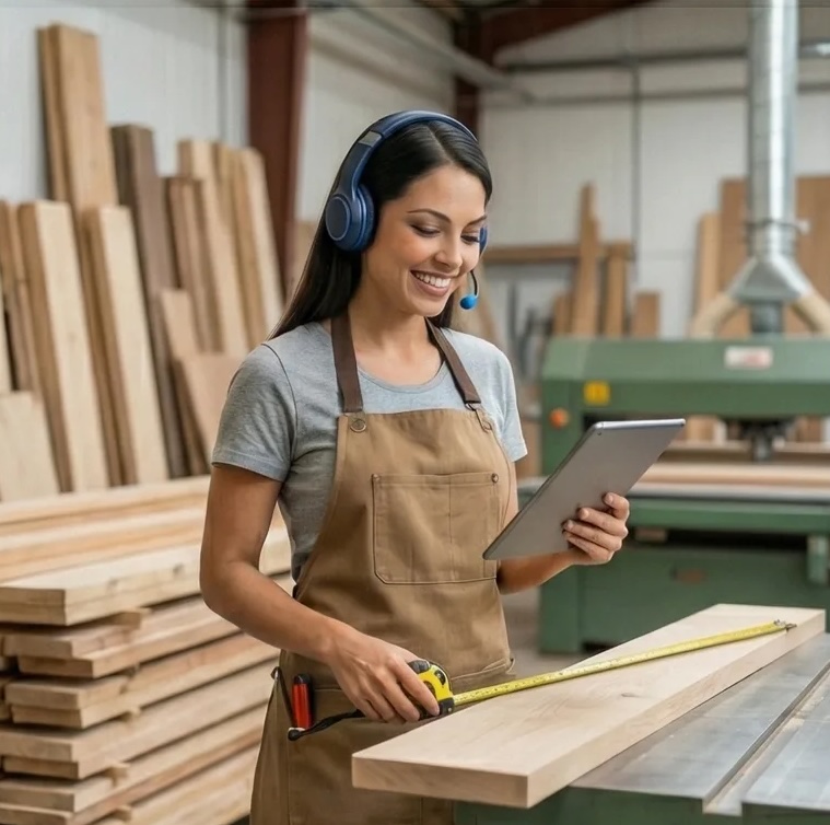 KI-Telefonassistentin fuer Schreinereien und Tischlereien